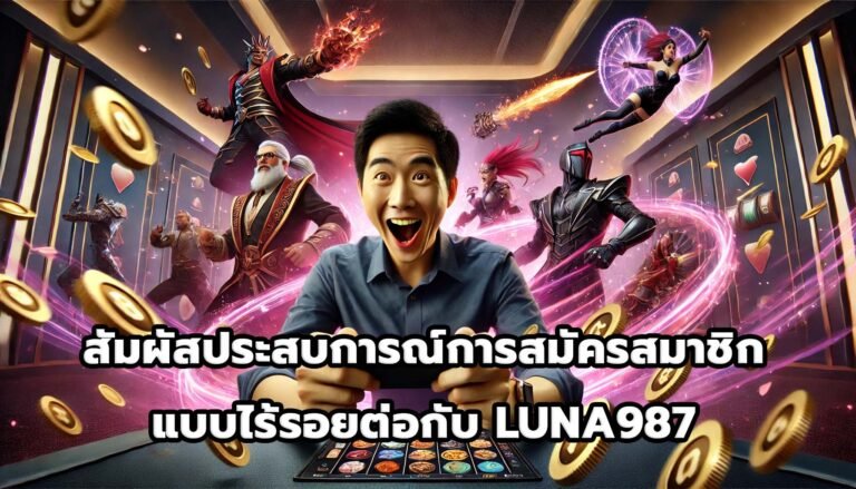 สัมผัสประสบการณ์การสมัครสมาชิกแบบไร้รอยต่อกับ LUNA987-7